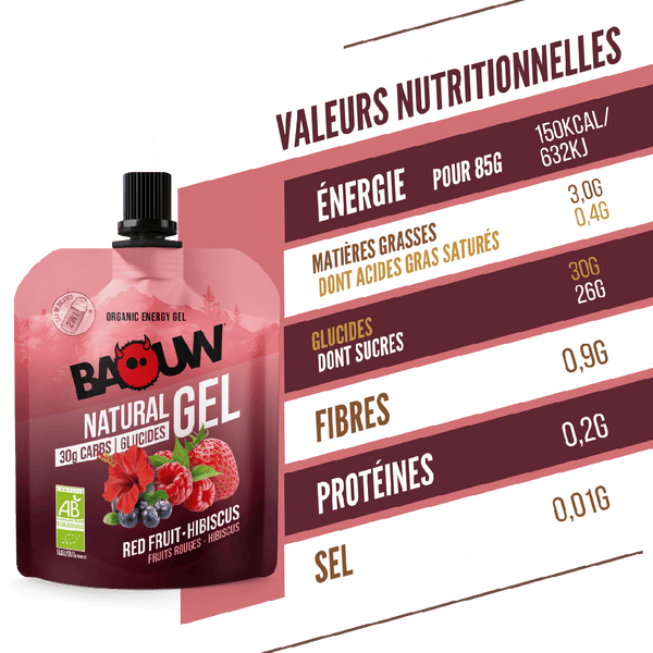BAOUW | Energy Gel - Red Fruits/Hibiscus - 85g