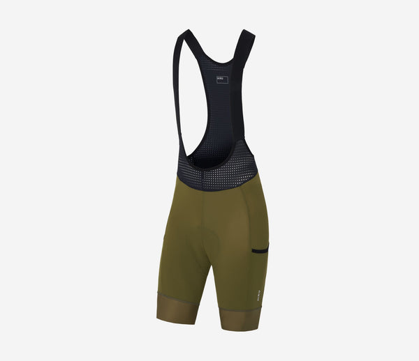 HIRU | Man ADVANCED CARGO BIBSHORT - Olive