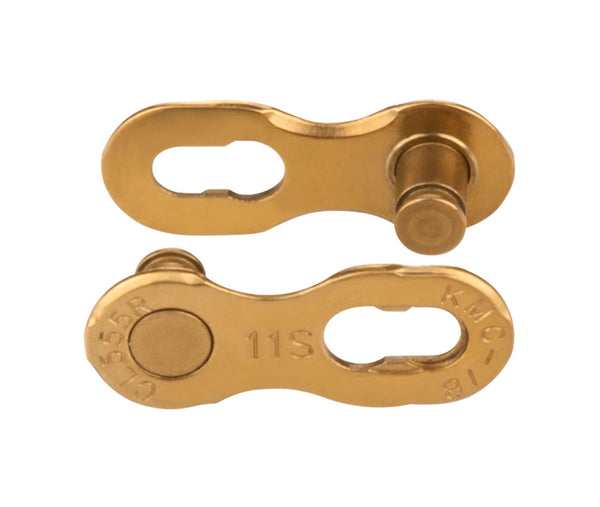 KMC - 11spd MissingLink Re-Usable TI-Gold