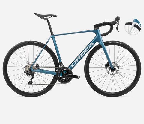 ORBEA | Orca M30 - 105 Carbon Road Bike - 2024 - Slate Blue / Halo Silver (Matt)