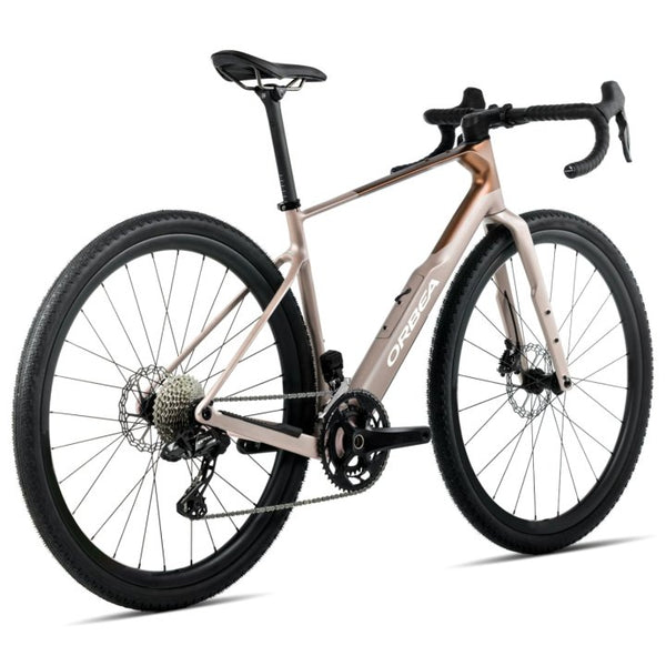 Orbea | TERRA M31eTEAM 1X - Rival XPLR AXS Gravel Bike - 2026 - Nickel - Met Cinnamon (matt)