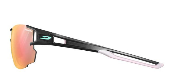 JULBO - Aerolite Matt Translucent Black / Pastel Pink Photochromic Performance Reactive 1-3 Light Amplifier