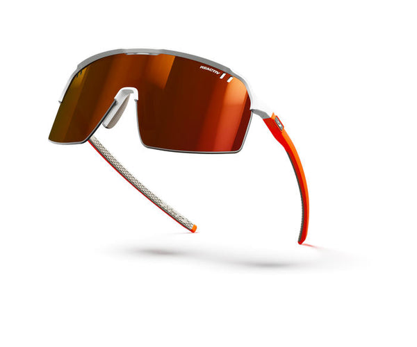 JULBO | Intensity - White / Fluo Orange - REACTIV 0-3 High Contrast - J5904411