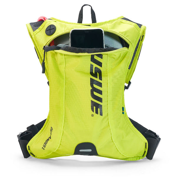 USWE | OUTLANDER 2L Hydration Pack Crazy Yellow (1.5L Bladder)