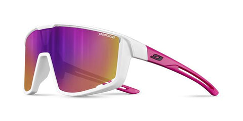 JULBO - Fury S Shiny White / Pink Spectron 3 Colour Flash Lenses
