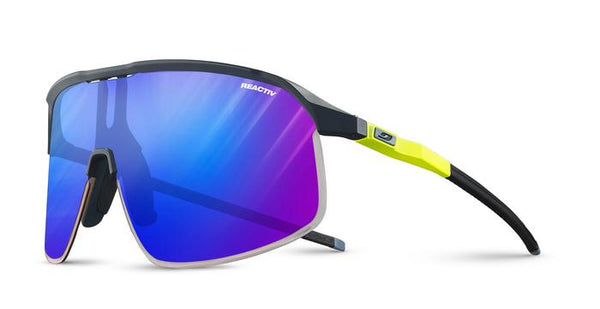 JULBO - Density Dark Blue / Fluorescent Yellow / Black - Photochromic Performance Reactiv 1-3 High Contrast