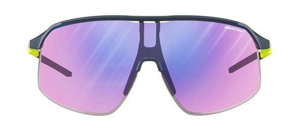 JULBO - Density Dark Blue / Fluorescent Yellow / Black - Photochromic Performance Reactiv 1-3 High Contrast