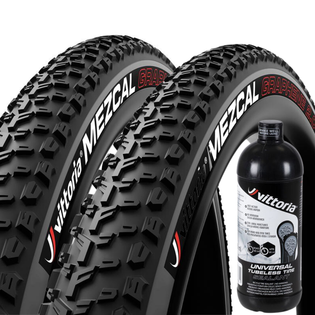 VITTORIA | 1 x Mezcal 29" x 2.35" + 1 x Mezcal 29" x 2.35" + 0.5L sealant (Copy)