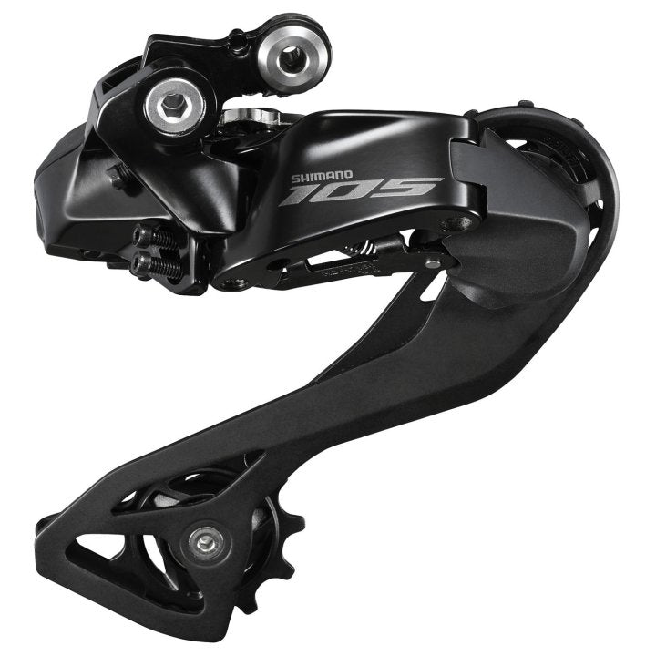 SHIMANO | 105 RD-R7150 Rear Derailleur - Di2 | Shadow RD | 12-speed - black