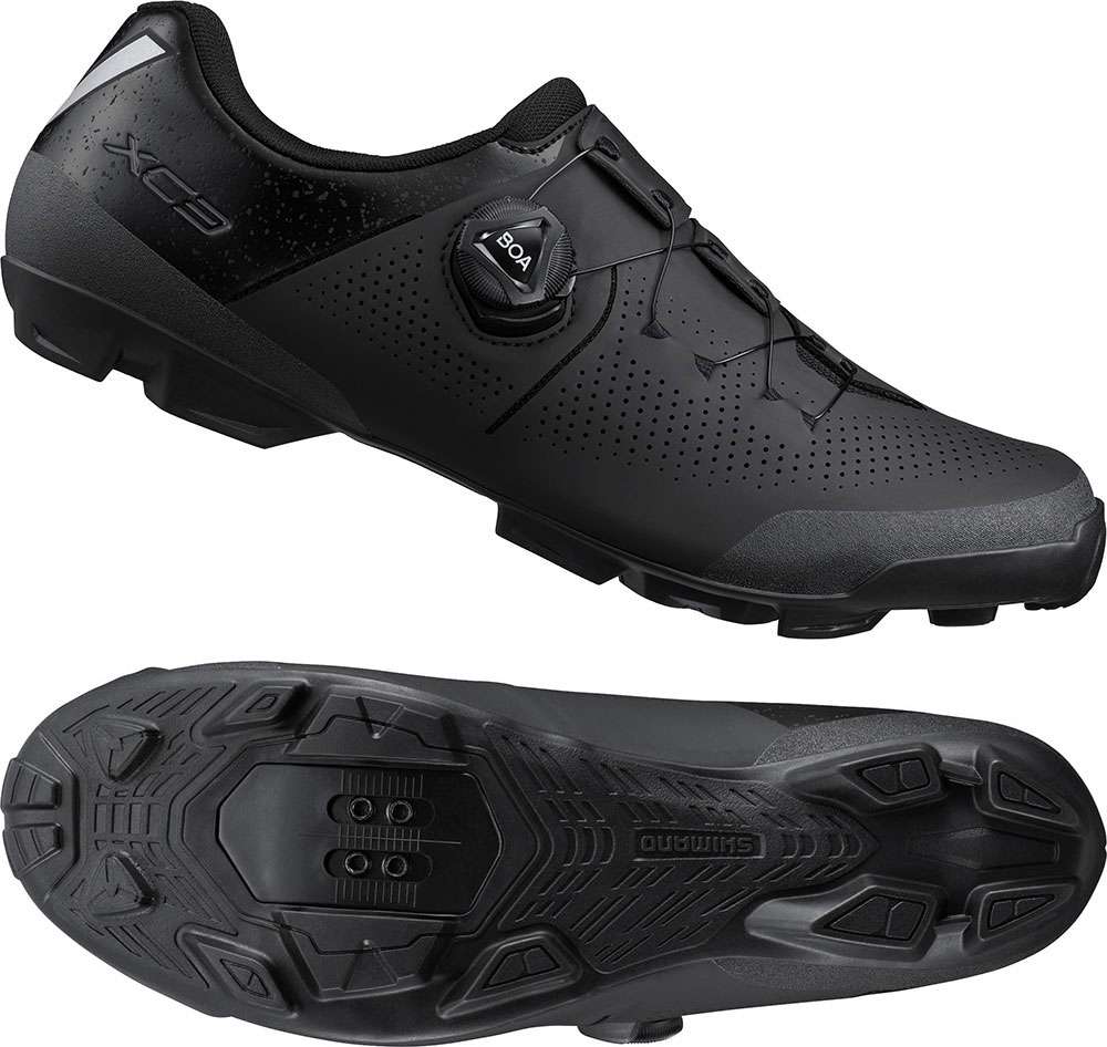 SHIMANO | SH-XC302 - MTB Shoes - Wide - Black