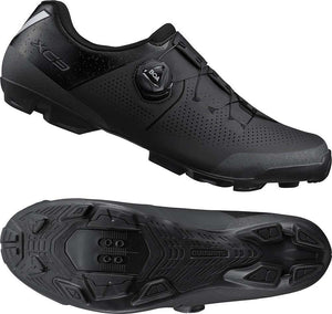 SHIMANO | SH-XC302 - MTB Shoes - Wide - Black