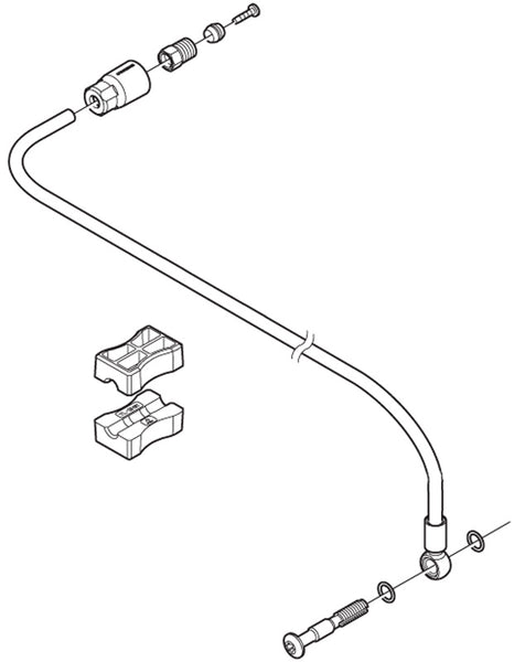 SHIMANO - XTR/XT/SLX SM-BH90-SBM Brake Hose 2000mm