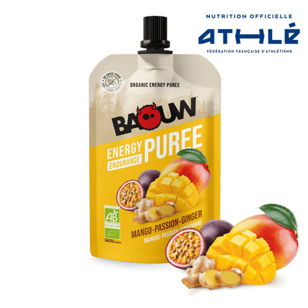 BAOUW | Energy Compotes - Mango/Passion/fruit/ginger - 90g