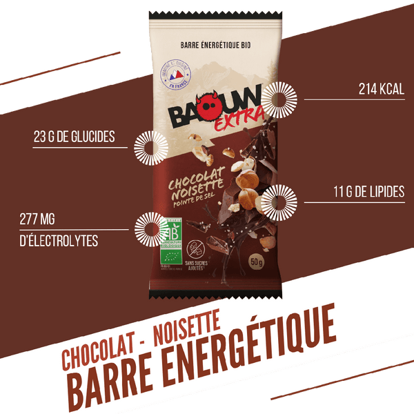 BAOUW | Energy Bars - Chocolate/Hazelnut - 50g