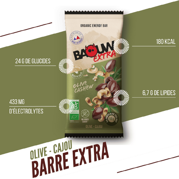 BAOUW | Energy Bars - Olive/Cashew - 50g