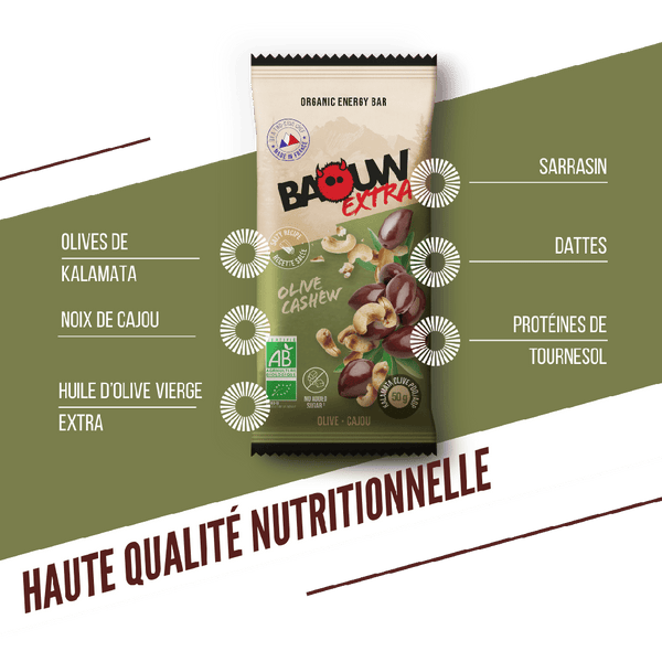 BAOUW | Energy Bars - Olive/Cashew - 50g