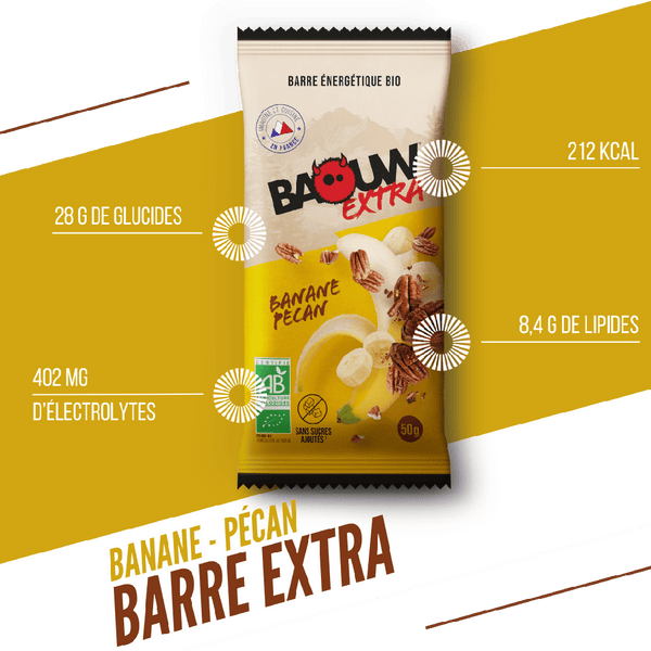 BAOUW | Energy Bars - Banana/Pecan - 50g