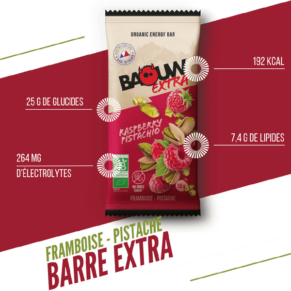 BAOUW | Energy Bars - Raspberry/Pistachio - 50g