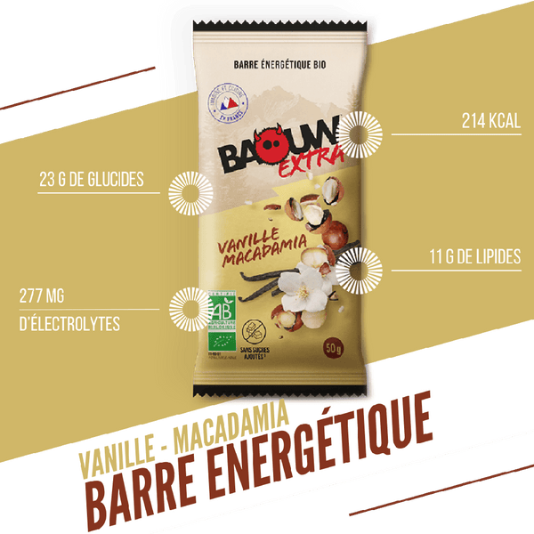 BAOUW | Energy Bars - Vanilla/Macadamia - 50g