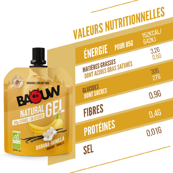 BAOUW | Energy Gel - Banana/Vanilla - 85g