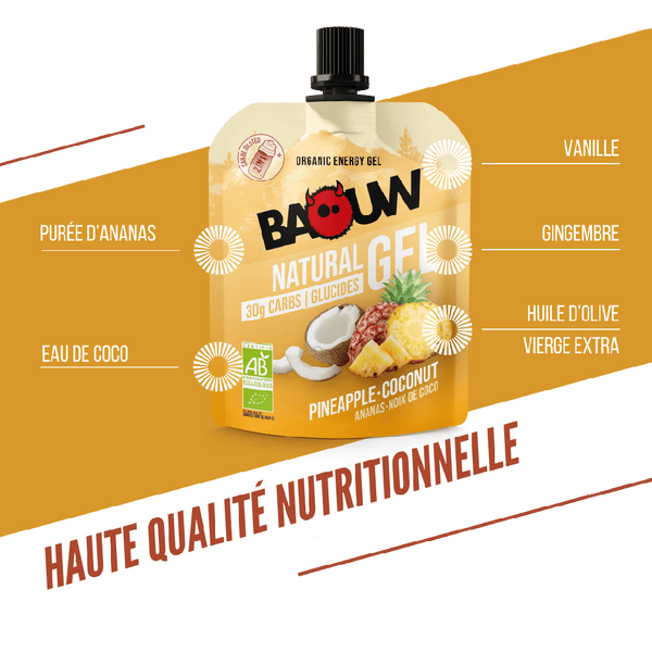 BAOUW | Energy Gel - Pineapple/Coconut - 85g
