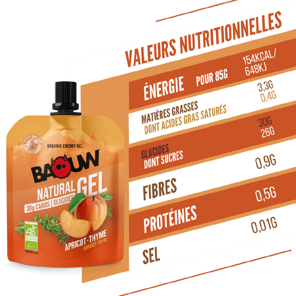 BAOUW | Energy Gel - Apricot/Thyme - 85g