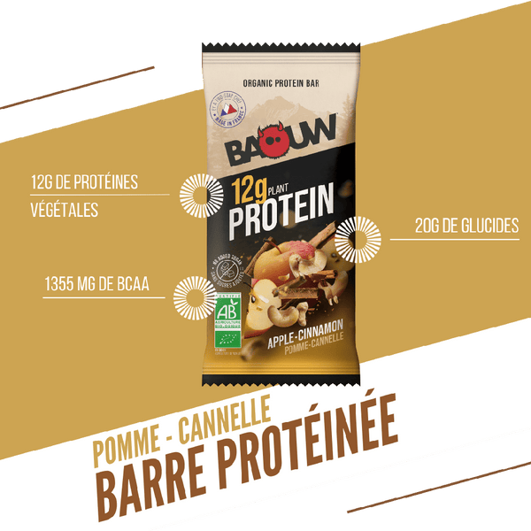 BAOUW | Protein Bars - Apple/Cinnamon - 50g