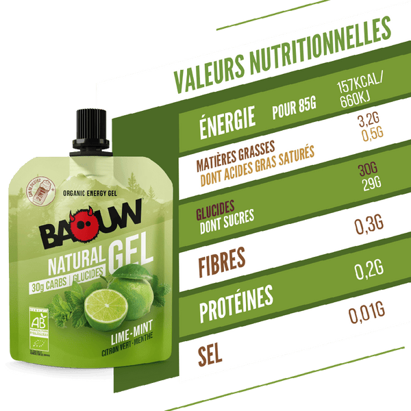 BAOUW | Energy Gel - Lime/Mint - 85g