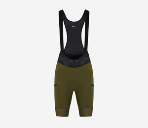 HIRU | Man ADVANCED CARGO BIBSHORT - Olive
