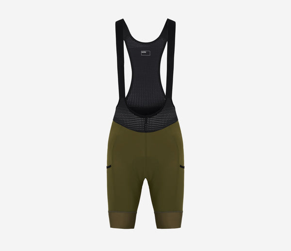 HIRU | Man ADVANCED CARGO BIBSHORT - Olive