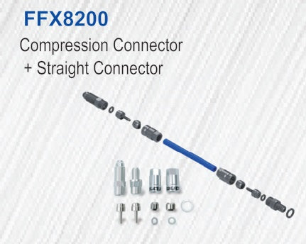 QUAXAR - Fast Fix Hydraulic system Compression + Straight Connector