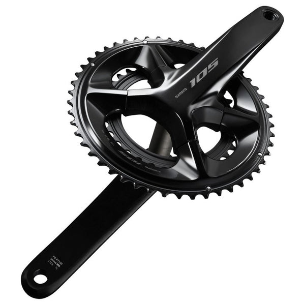 SHIMANO |  105 FC-R7100 Crankset - 2x12-speed - black ( 4iiii power meter)