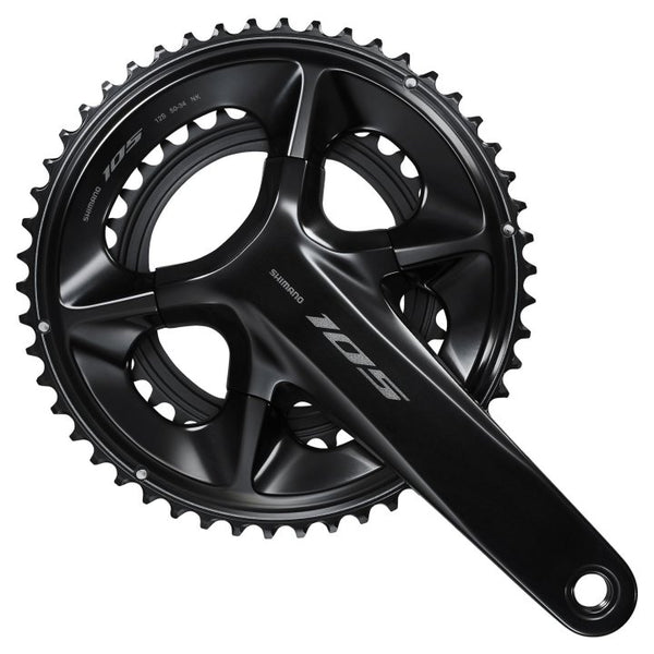 SHIMANO |  105 FC-R7100 Crankset - 2x12-speed - black ( 4iiii power meter)