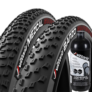 VITTORIA | 1 x Barzo 29" x 2.35" + 1 x Mezcal 29" x 2.35" + 0.5L sealant