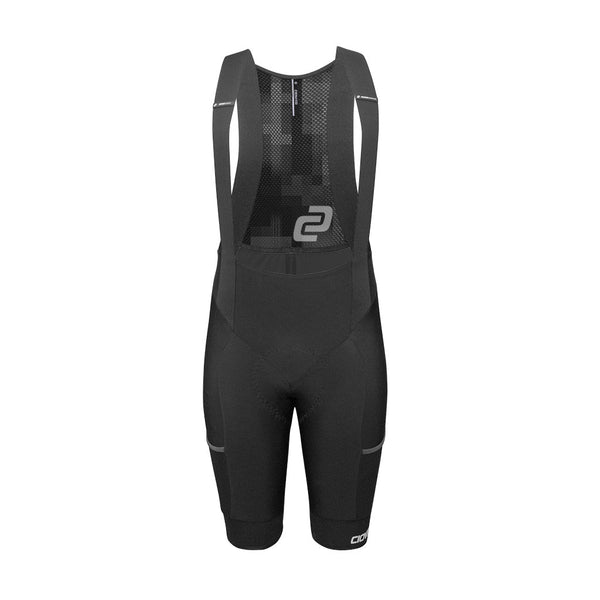 CIOVITA | Men's Cargo Bib Shorts (Black)