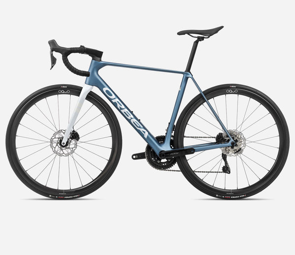 ORBEA | Orca M35i - 105 Di2 12spd Carbon Road Bike - 2024 - Slate Blue / Hallo Silver (Matt)