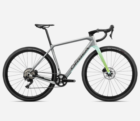 ORBEA | Terra M30TEAM Gravel Bike Shimano GRX 11S - Stone Silver / Ice Green 2023