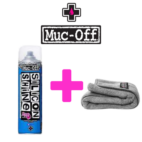 Muc-Off | Silicone Shine Spray and Luxury Polishing Cloth