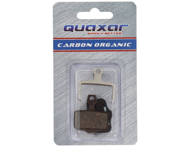 QUAXAR - GXR 1043 -  Resin/Carbon organic brake pads for Sram Level T/TL Avid Elixir CR/R/XX