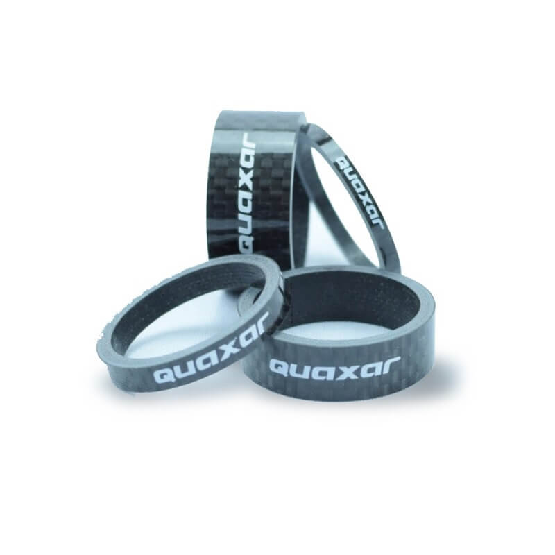 QUAXAR Headset Spacer CARBON 5 pcs (BLACK)