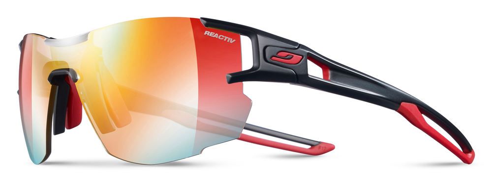 OnTrack Cycling JULBO Aerolite (Black/Red) reactive Photochromic