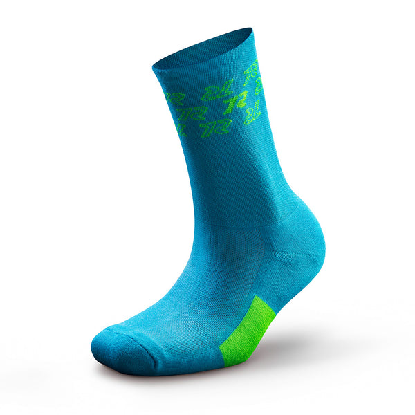 TITAN RACING - Club Sock (Turquoise/Lime)