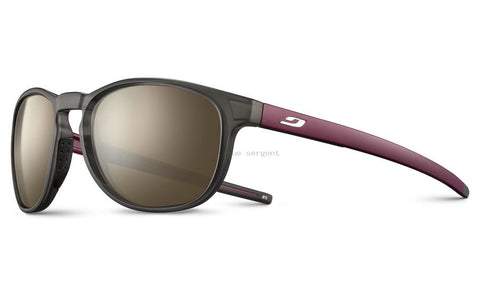 JULBO - Elevate translucent black / Bordeaux Spectron 3 Flash Silver lenses