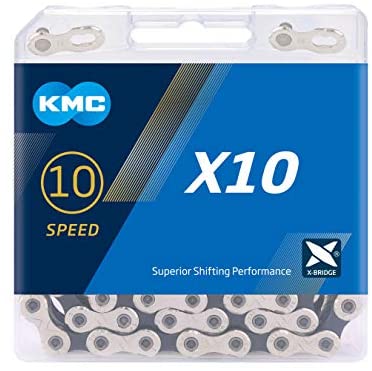 KMC - X10 Silver/Black 10-speed Chain