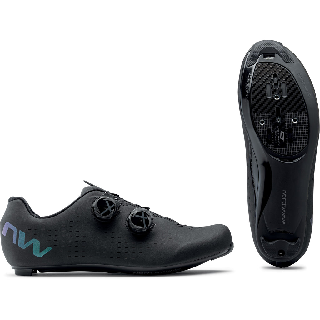 OnTrack Cycling NORTHWAVE Revolution 3 Road Shoes black iridescent On Track Cycling Ltd