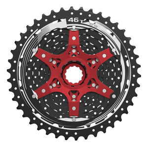 SUNRACE CSMX8 11 spd 11-46T cassette (Fits on Shimano 10/11 spd freehub)