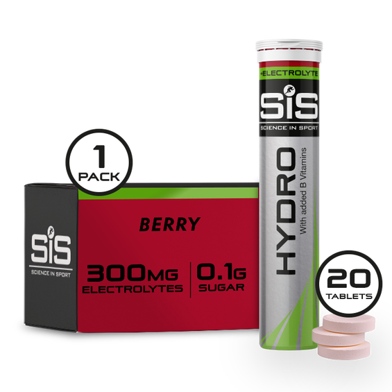 SCIENCE IN SPORT -  GO Hydration Tablets (Berry)