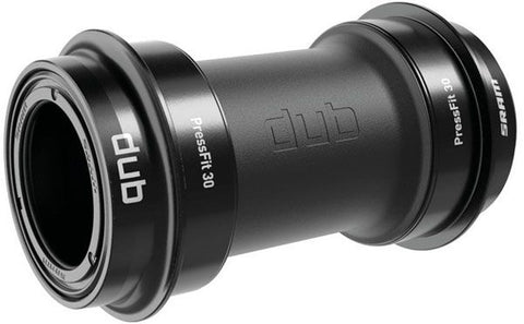 SRAM DUB PressFit30 Bottom Bracket - PF30, 68/73mm, Black