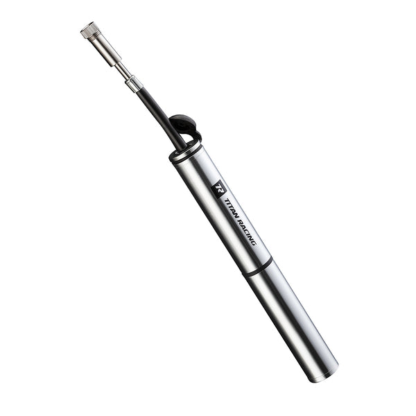 TITAN RACING - AIRRUSH hand pump Silver/Silver