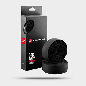 TITAN RACING - ROAD PU/Foam foamed bar tape (Black)